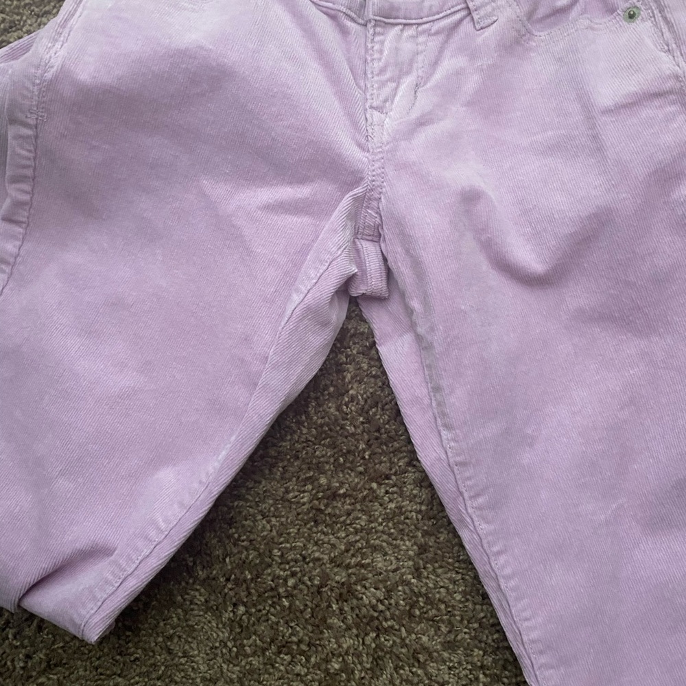 Old Navy Ladies Size 2 Lavender Corduroy Pants. (Light Purple Color)